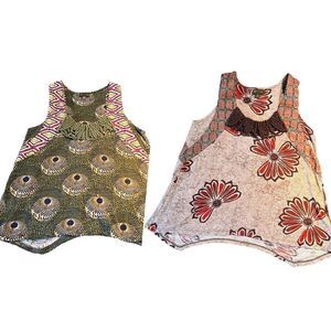 Anthropologie Fei 2 tops multi color sleeveless tops XS